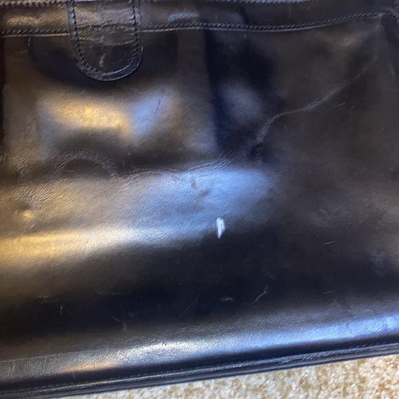 Hartmann black leather briefcase quiet luxury - Picture 12 of 17